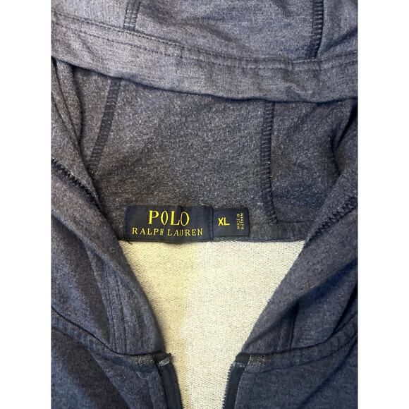 Polo Ralph Lauren Navy Blue Zip Up Jacket with Hood Mens Size XL - Picture 3 of 6